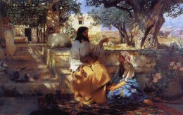 «Христос у Марии и Марфы» (1886, Государственный Русский музей).