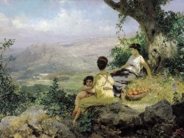 «Отдых» (1896, Львовская картинная галерея). 