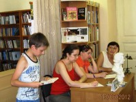 Конкурс чтецов, детская библиотека им. Пушкина, июнь 2012 г. 