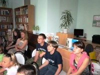 Праздник "Мир Пушкина", детская библиотека им. Маяковского, июнь 2012 г.