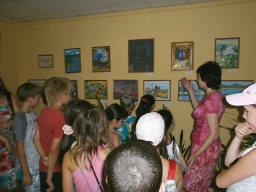 встреча детей школьной площадки с ростовской поэтессой