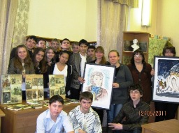 В детской библиотеке им. Пушкина была проведена литературно-документальная композиция «На фронте с Пушкиным».